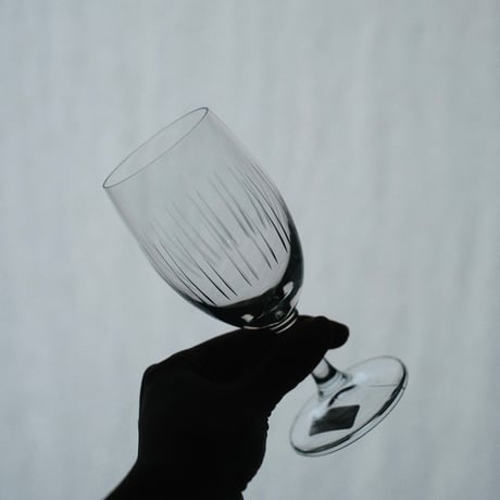 stripe wine glass