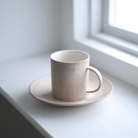 松岡瑞起  cup saucer「白雨」