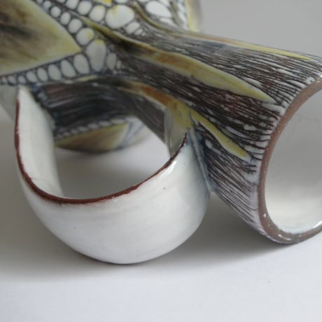 Drawing ceramic vase