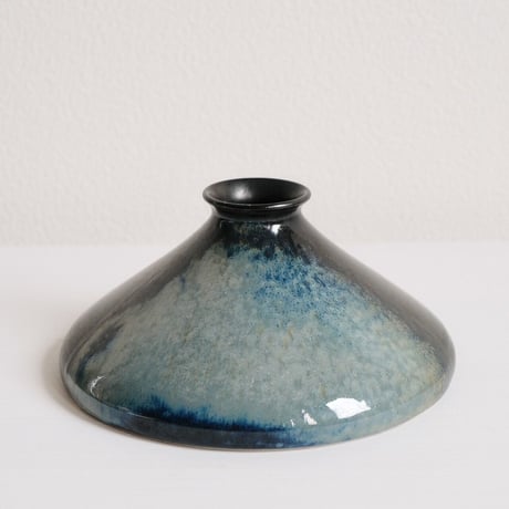 mountain ceramic vase