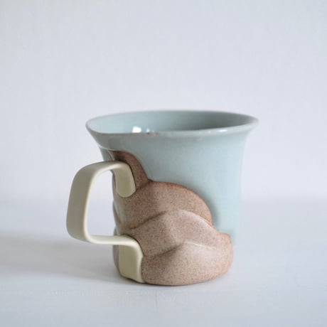 深見達希 layer mug [blue]