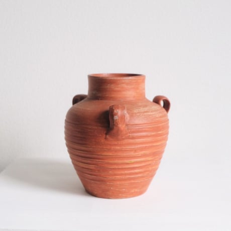 orange old vase