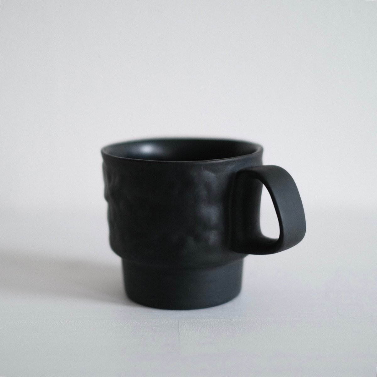 深見達希 coffee cup [black] | 酢橘堂