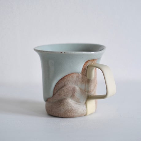 深見達希 layer mug [blue]