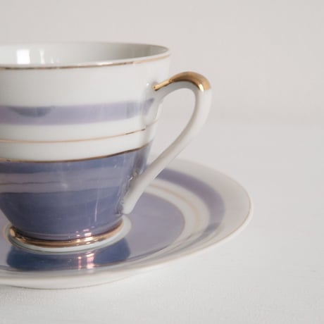 pastel cup＆saucer [purple]