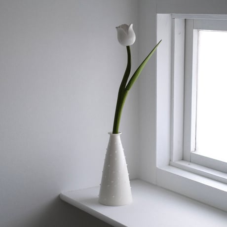 松岡瑞起  cone vase [ 雨露 ]