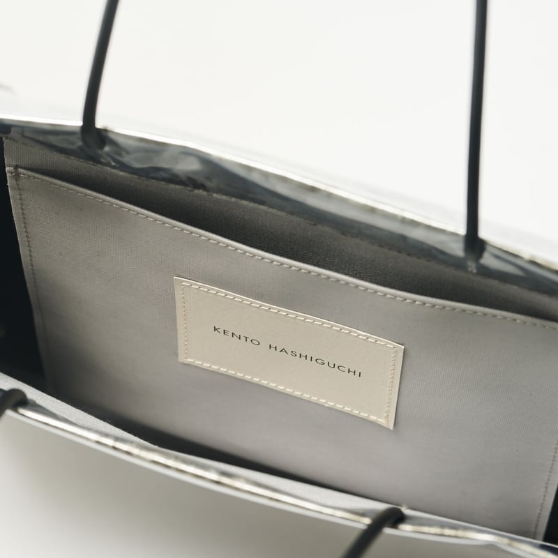 手もみ銀箔 shopper bag | 酢橘堂