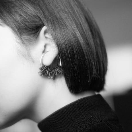 nooca PVC ear cuff ・black