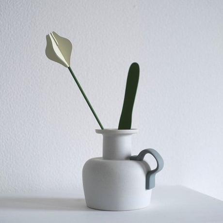 深見達希 transit・vase【blue】