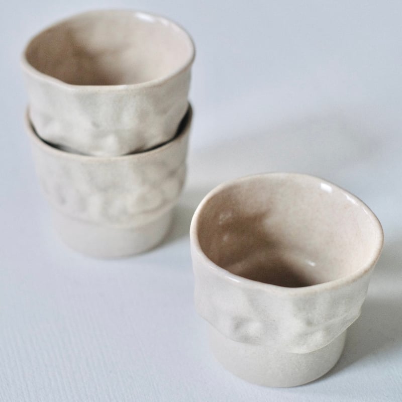 深見達希 sake cup [ivory] | 酢橘堂