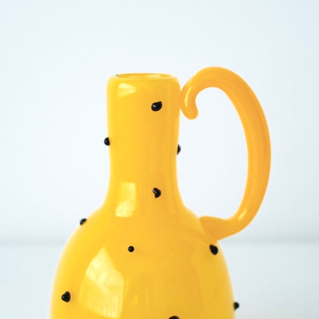 umu vase dot - yellow × black -