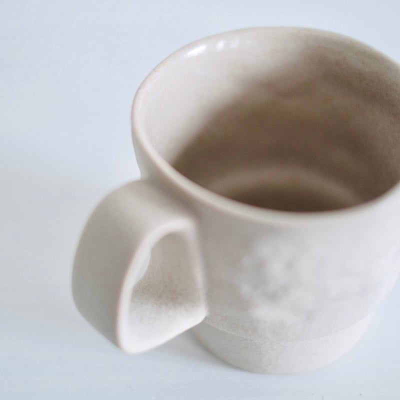 深見達希 coffee cup [ivory] | 酢橘堂