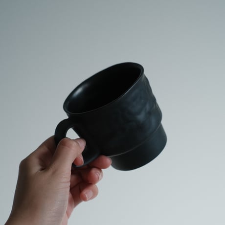 深見達希 coffee cup [black]