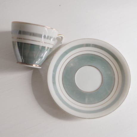 pastel cup＆saucer [green]