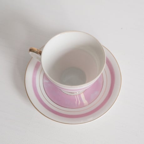 pastel cup＆saucer [pink]
