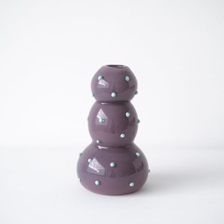 umu vase dot - purple × sky -