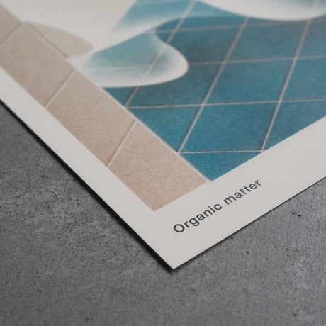 A3 poster「Organic matter/ Inorganic matter」No.3