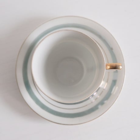 pastel cup＆saucer [green]