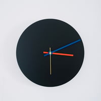 black wall watch