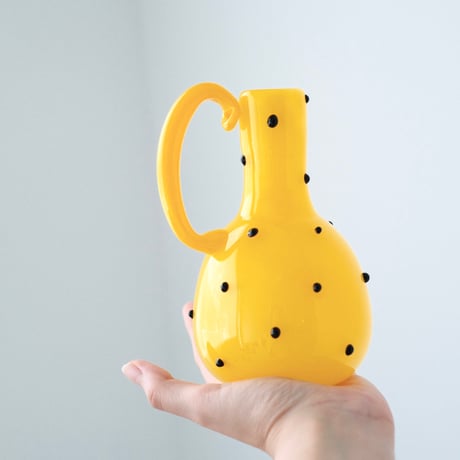 umu vase dot - yellow × black -