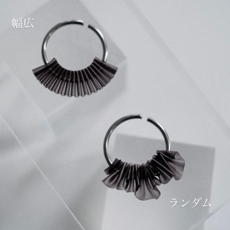 nooca PVC ear cuff ・black