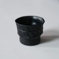 深見達希 sake cup [black]