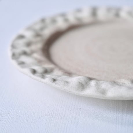 深見達希 rim plate [ivory]