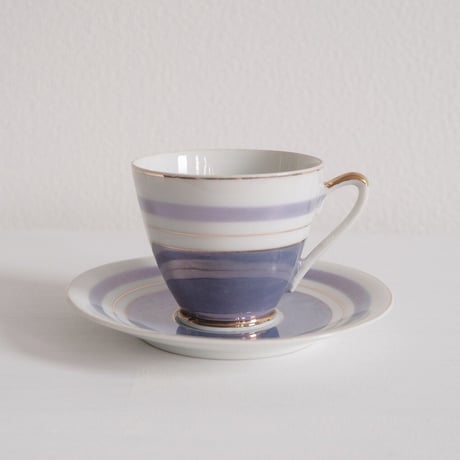 pastel cup＆saucer [purple]