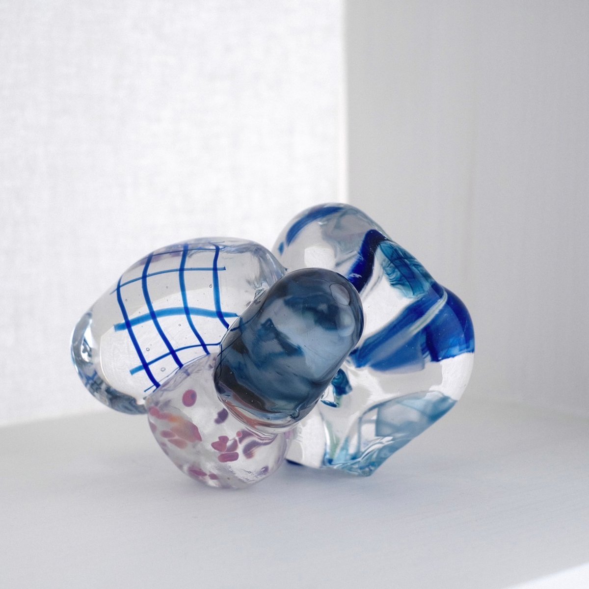 sasamoto natsuki チェック　ガラス　グラス sasamoto natsuki チェック ガラス グラス IN STOCK／ Glass