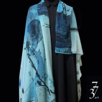 773art オリジナルスカーフ_EmotionalBlue