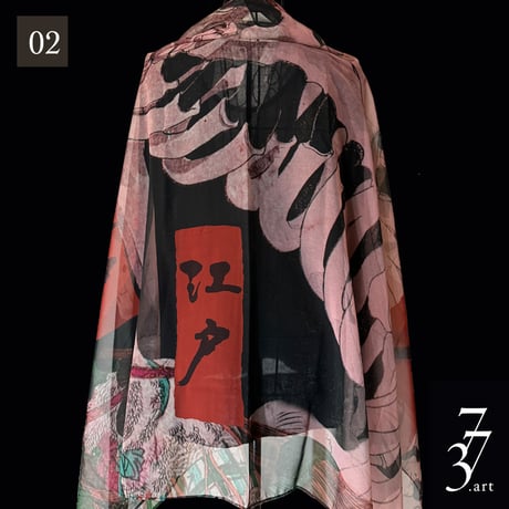 773art オリジナルスカーフ_EDO Ukiyoe