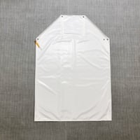 軽量抗菌ウレタンエプロン ワンタッチ（0.2mm厚　片面引き）  複数枚