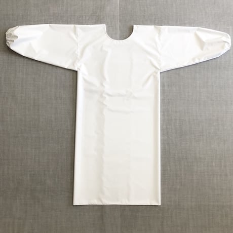 CSM耐薬品性抗菌軽量防水布袖付エプロン 1枚