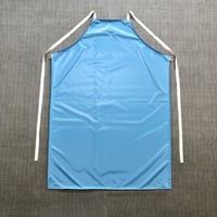 軽量抗菌ウレタンエプロンA型ブルー（0.2mm厚　片面引き）  複数枚