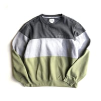 L.L.Bean /  color block sweatshirt
