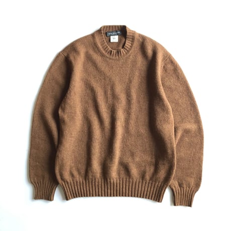 Beau Brummel  / Shetland 100% wool crew neck sweater