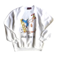 Mr. Fix - it print sweatshirt