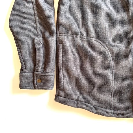 L.L.Bean / waffle cloth shirt jacket ( fleece linning )