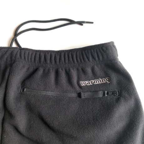 warming / each place relaxed fleece pants 2025ver. / Made in Japan / Black / Large