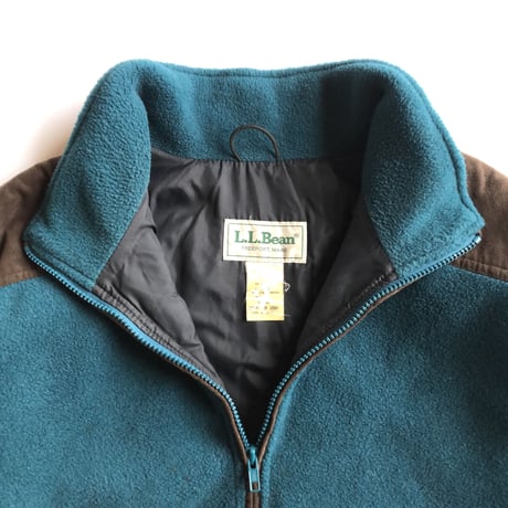 L.L.Bean / Hunting Pullover Fleece Jacket "Blue Green"