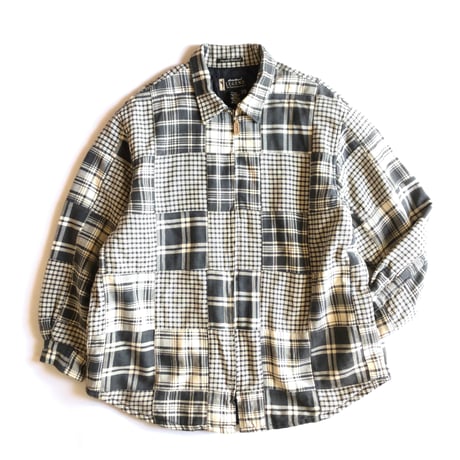 Eddie Bauer / quilting liner patchwork plaid shirt  jacket