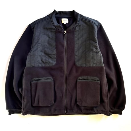 warming  / switching fleece hunt jacket /  Black ×Black / sz large