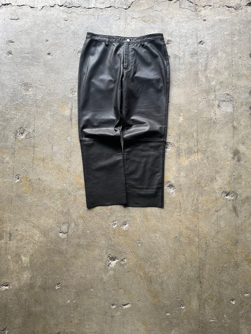 00s OLD GAP ブーツカット レザーパンツ 28×28 レア 00s OLD GAP ブーツカット レザーパンツ 28×28 レア