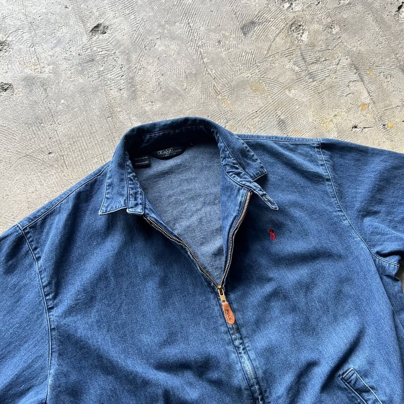 80s〜 Ralph Lauren denim harrington jacket | sui 80s〜 Ralph Lauren denim harrington jacket | sui