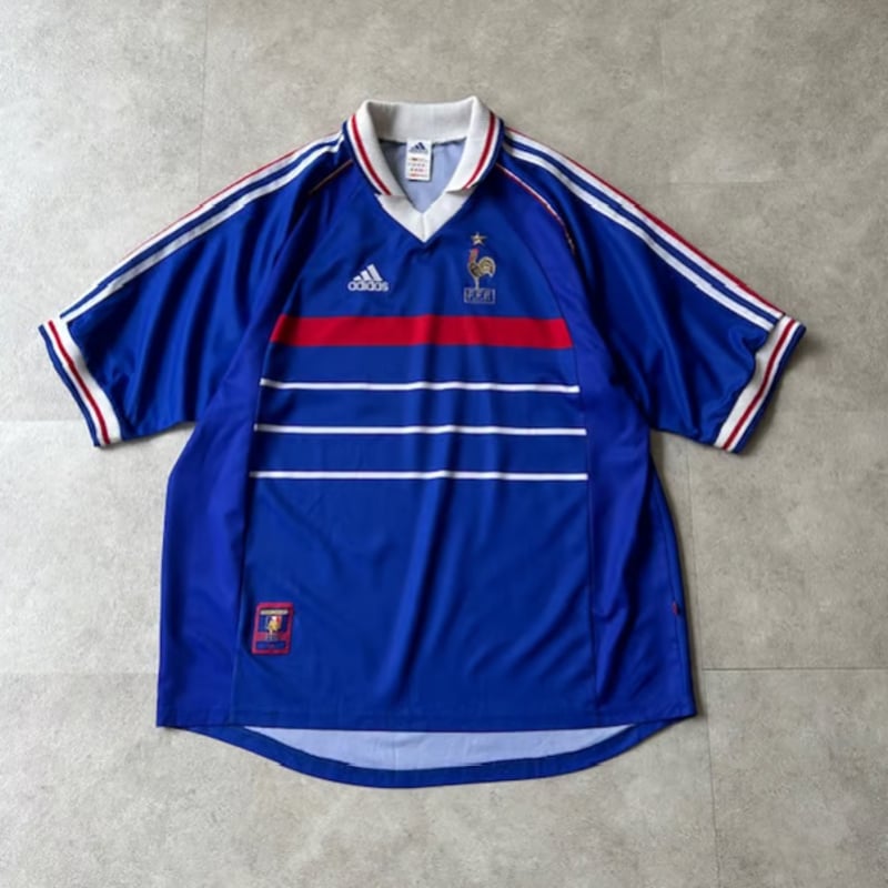 90s adidas FC France home uniform | sui & shara