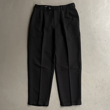 90s~ Perry Ellis rayon polyester 2tuck slacks