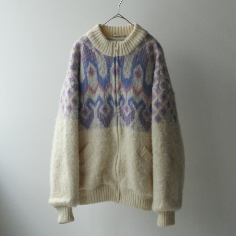 トップス 70s 80s IRELAND vintage wool knit jacket 70s 80s IRELAND vintage wool knit jacket - メルカリ