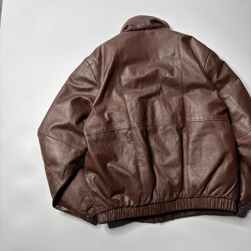 80's~ Eddie Bauer leather down jacket | sui & s