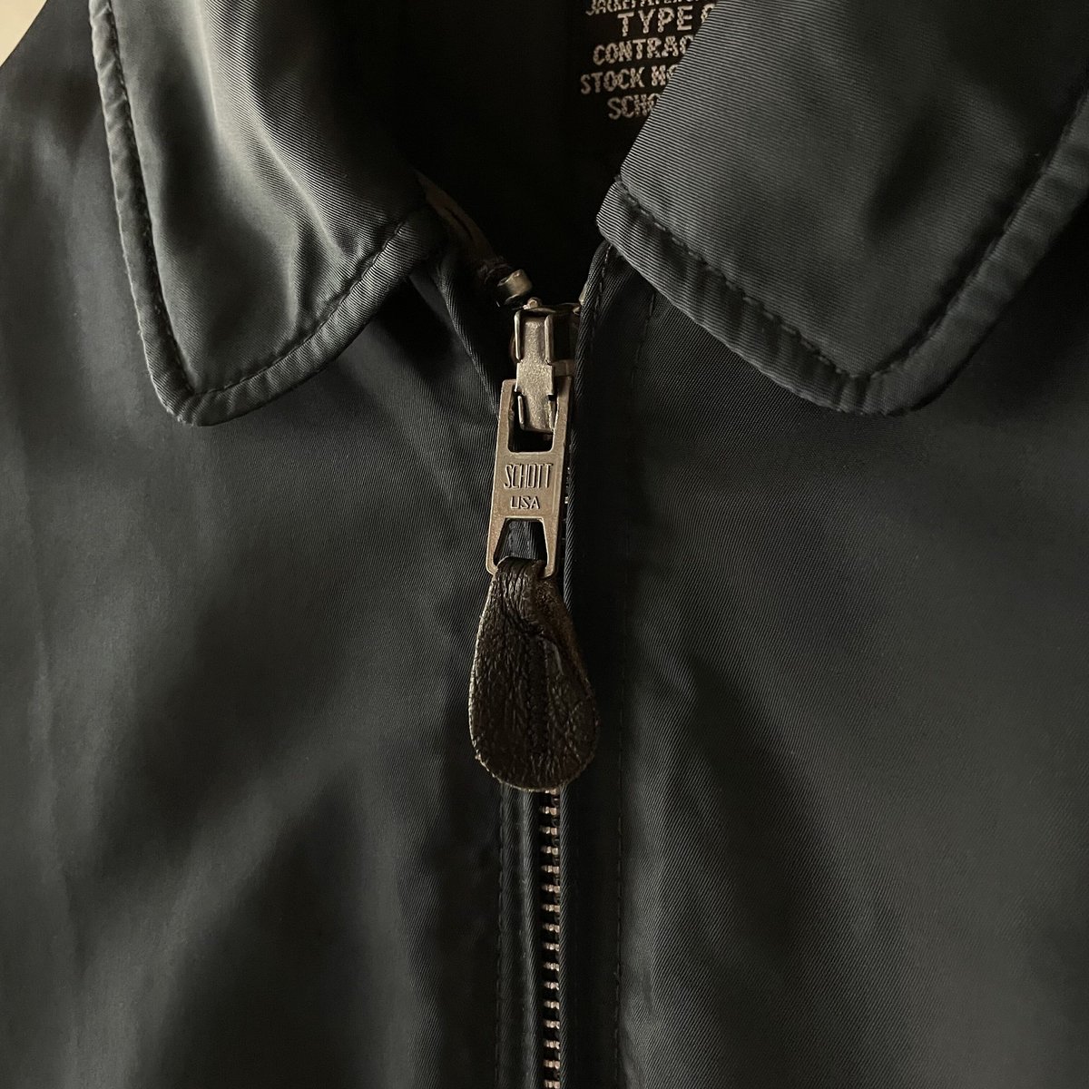 90s schott フライトジャケット CWU-R ダークネイビー Schott type CWU-R（S）ネイビー