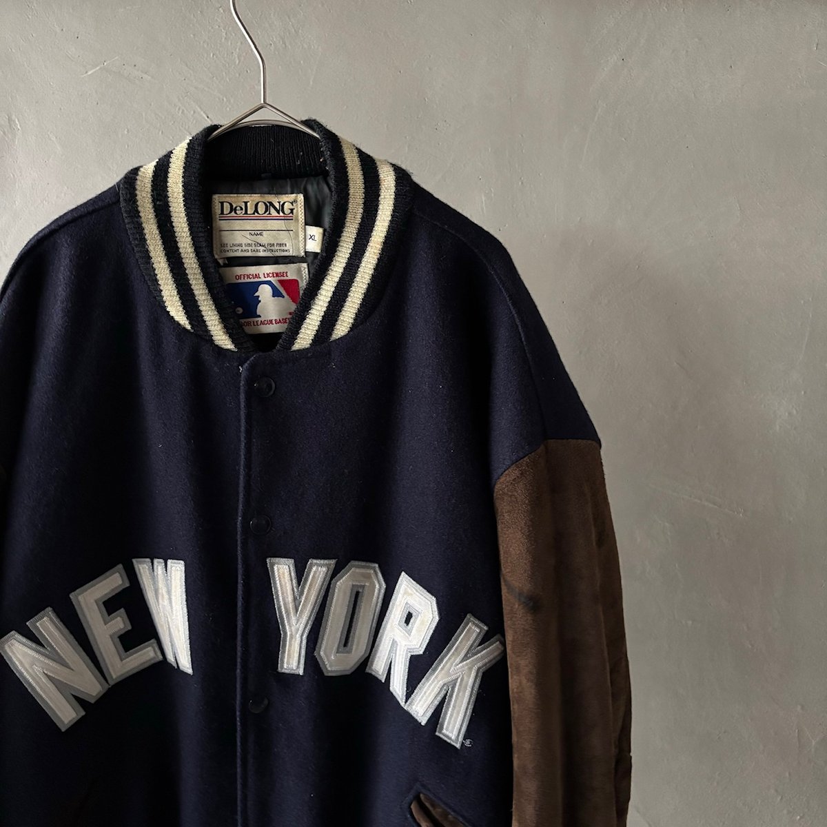 Size M 米国製 New York Yankees スタジャン DeLong Size M 米国製 New York Yankees スタジャン DeLong